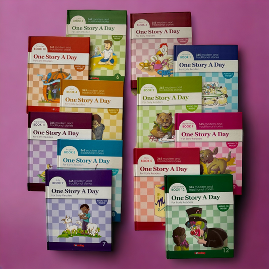 ( 365 قصة ) قصة كل يوم - One story a day (12 Books + 12 CDs)