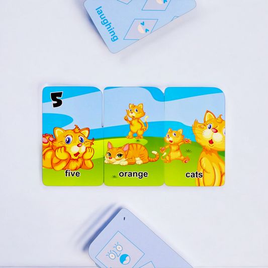 Learning express Kids Cards ( (Numbers Colors And Shapes - Puzzle) )