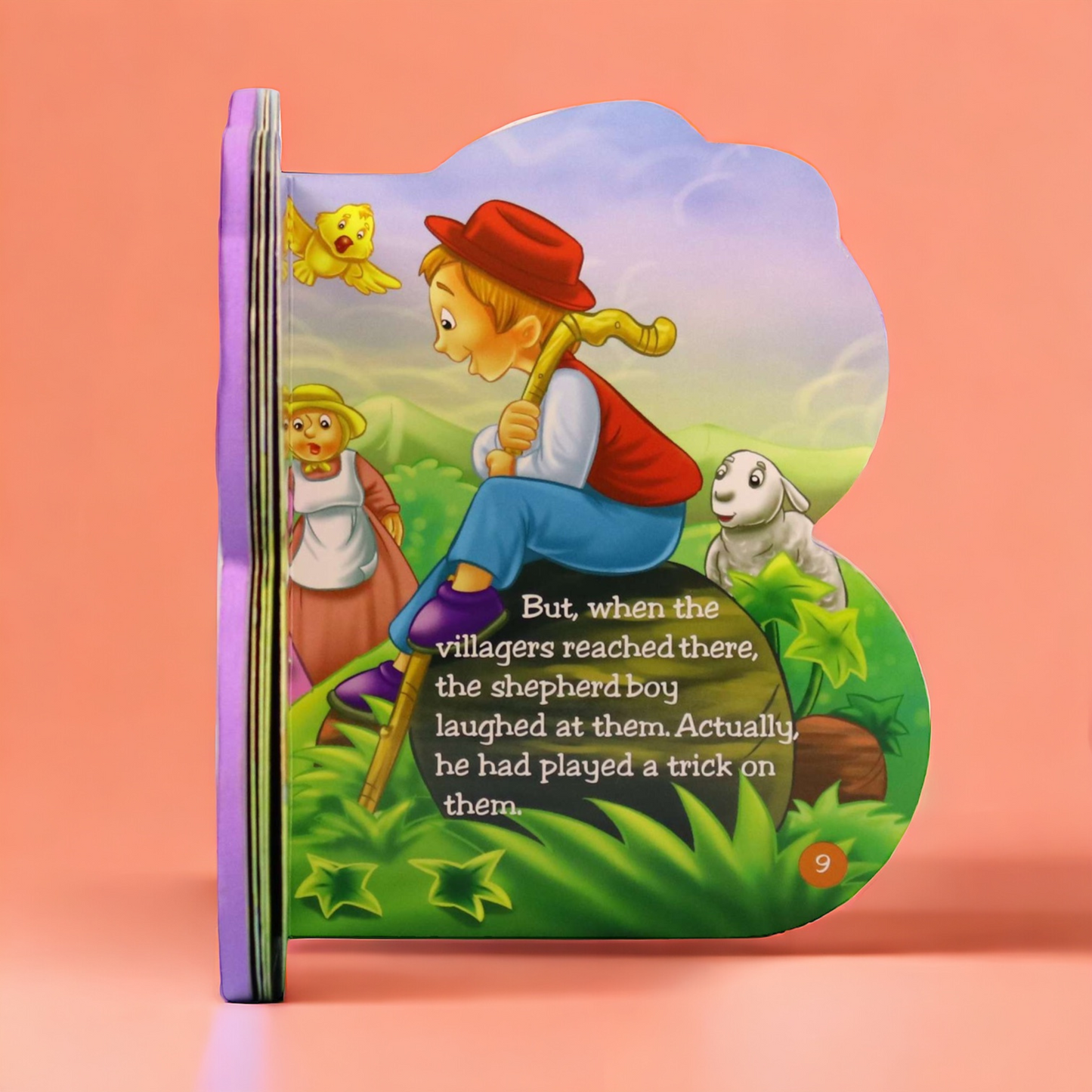 قصة فلين B Book انجليزي عربي( كذبة الراعي )