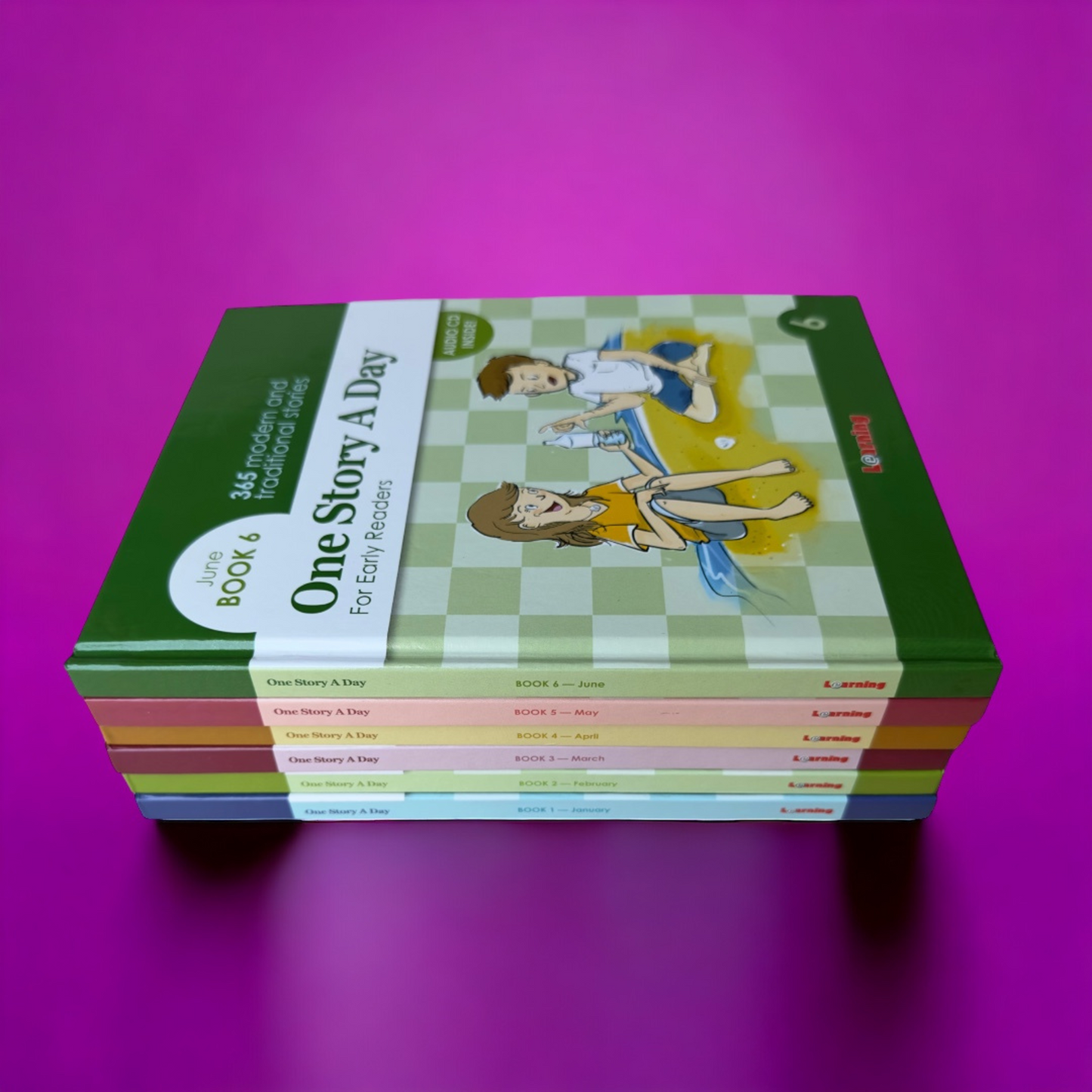 ( 365 قصة ) قصة كل يوم - One story a day (12 Books + 12 CDs)