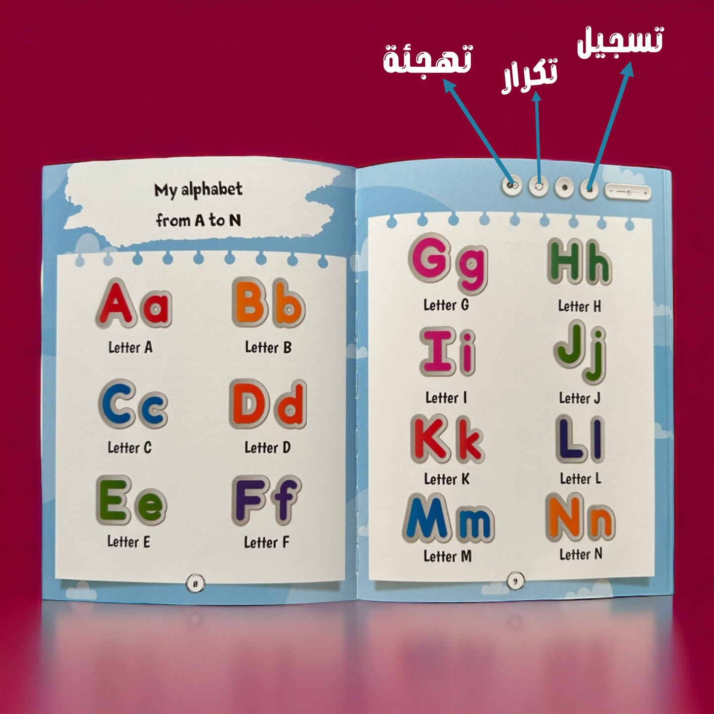 انظر استمع وتعلم 22 كتاب ( عربي - إنجليزي )