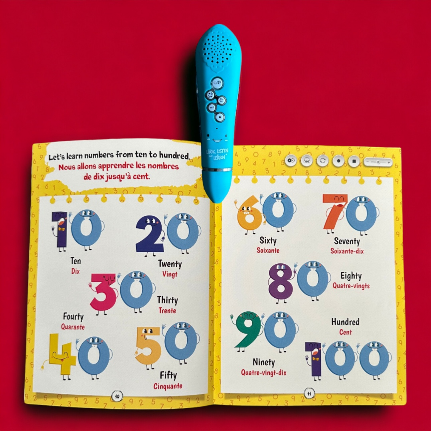 انظر استمع وتعلم 22 كتاب ( عربي - إنجليزي )