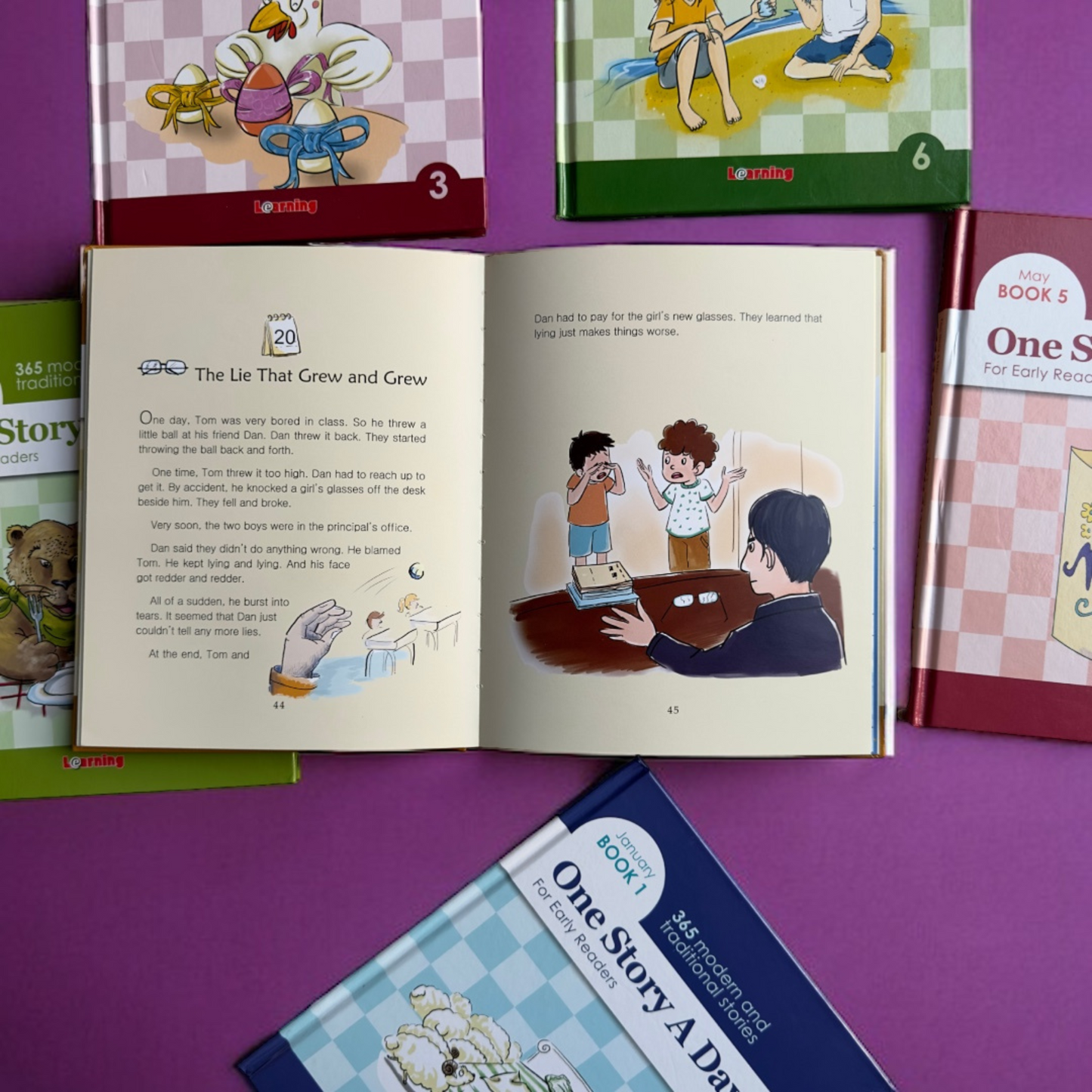 ( 365 قصة ) قصة كل يوم - One story a day (12 Books + 12 CDs)