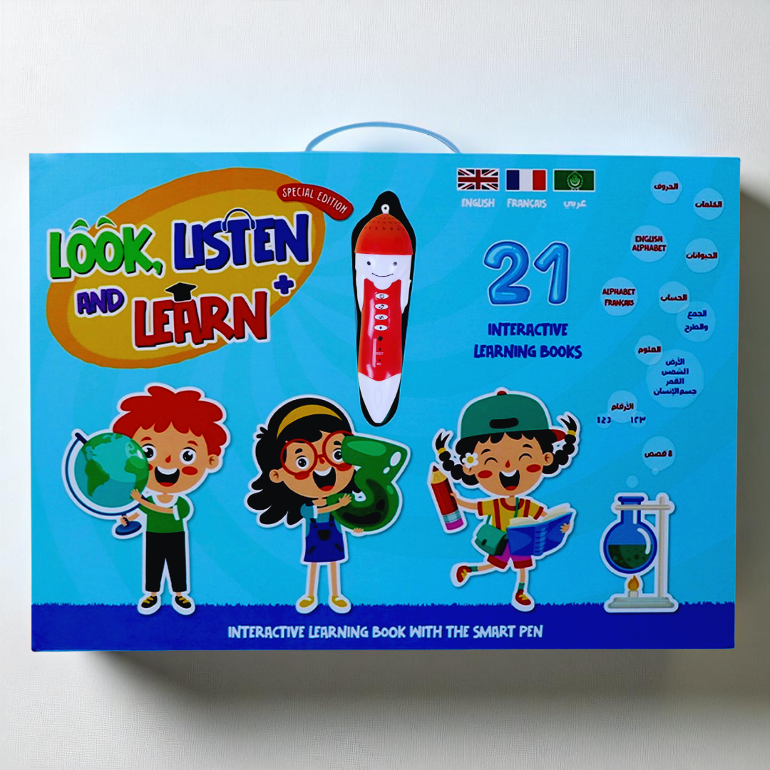 Look Listen and Learn 22 books ( عربي - إنجليزي )