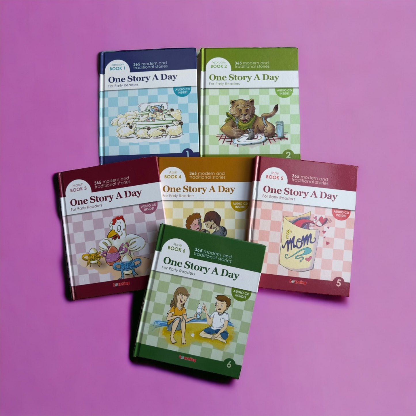( 365 قصة ) قصة كل يوم - One story a day (12 Books + 12 CDs)
