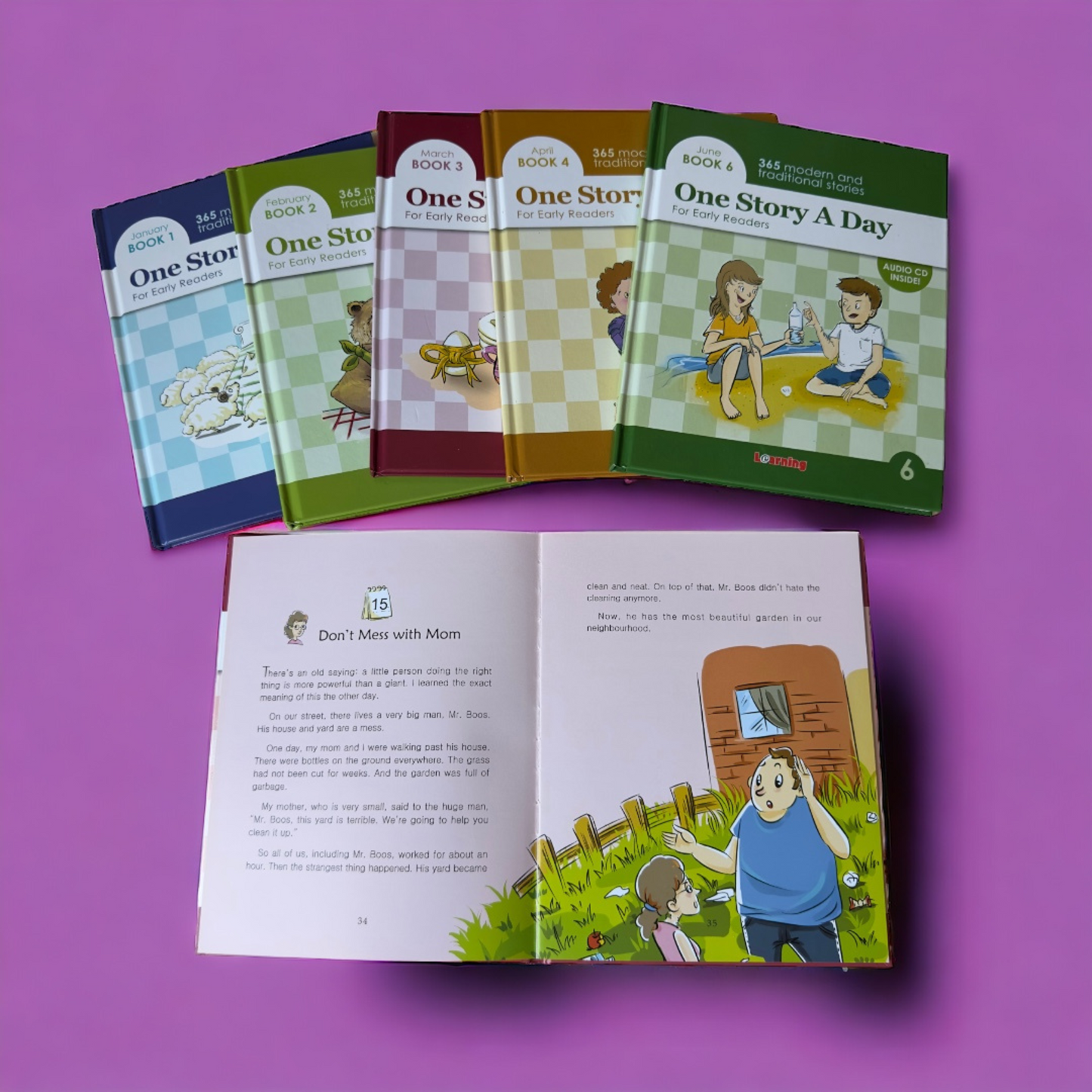 ( 365 قصة ) قصة كل يوم - One story a day (12 Books + 12 CDs)