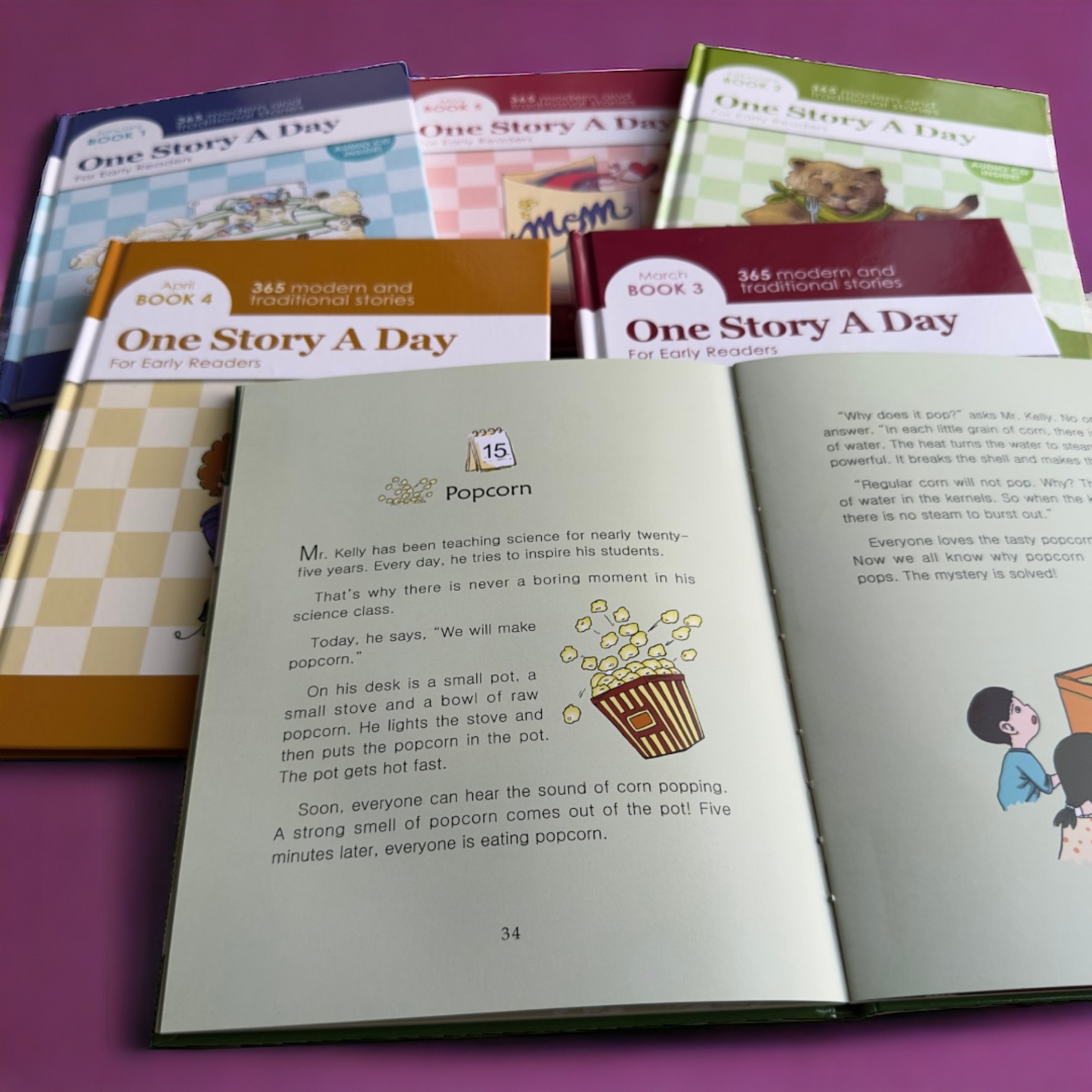 ( 365 قصة ) قصة كل يوم - One story a day (12 Books + 12 CDs)