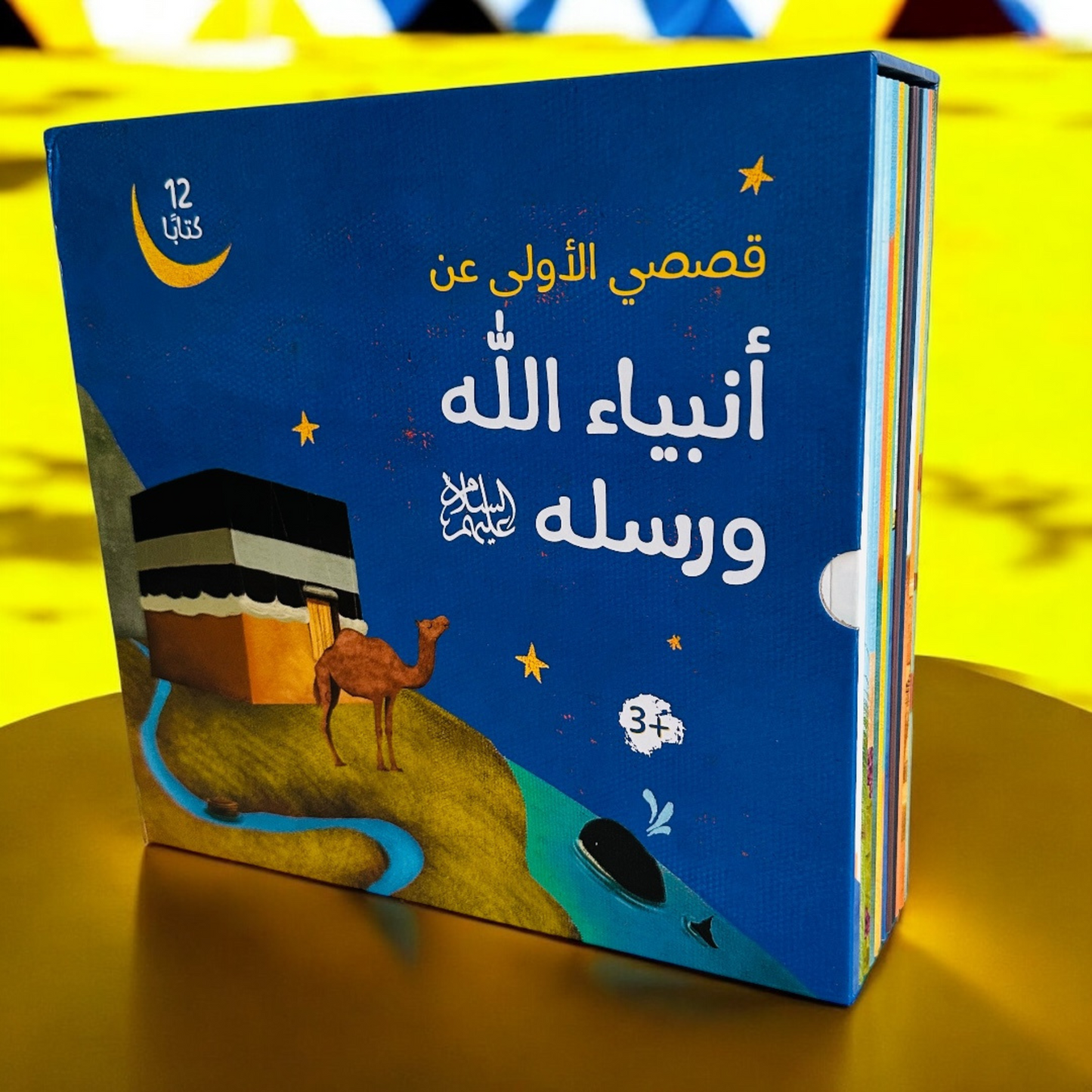 25 صندوق يحتوي على 12 كتابأ لسلسلة قصصي الأولى عن أنبياء الله ورسله نبياً