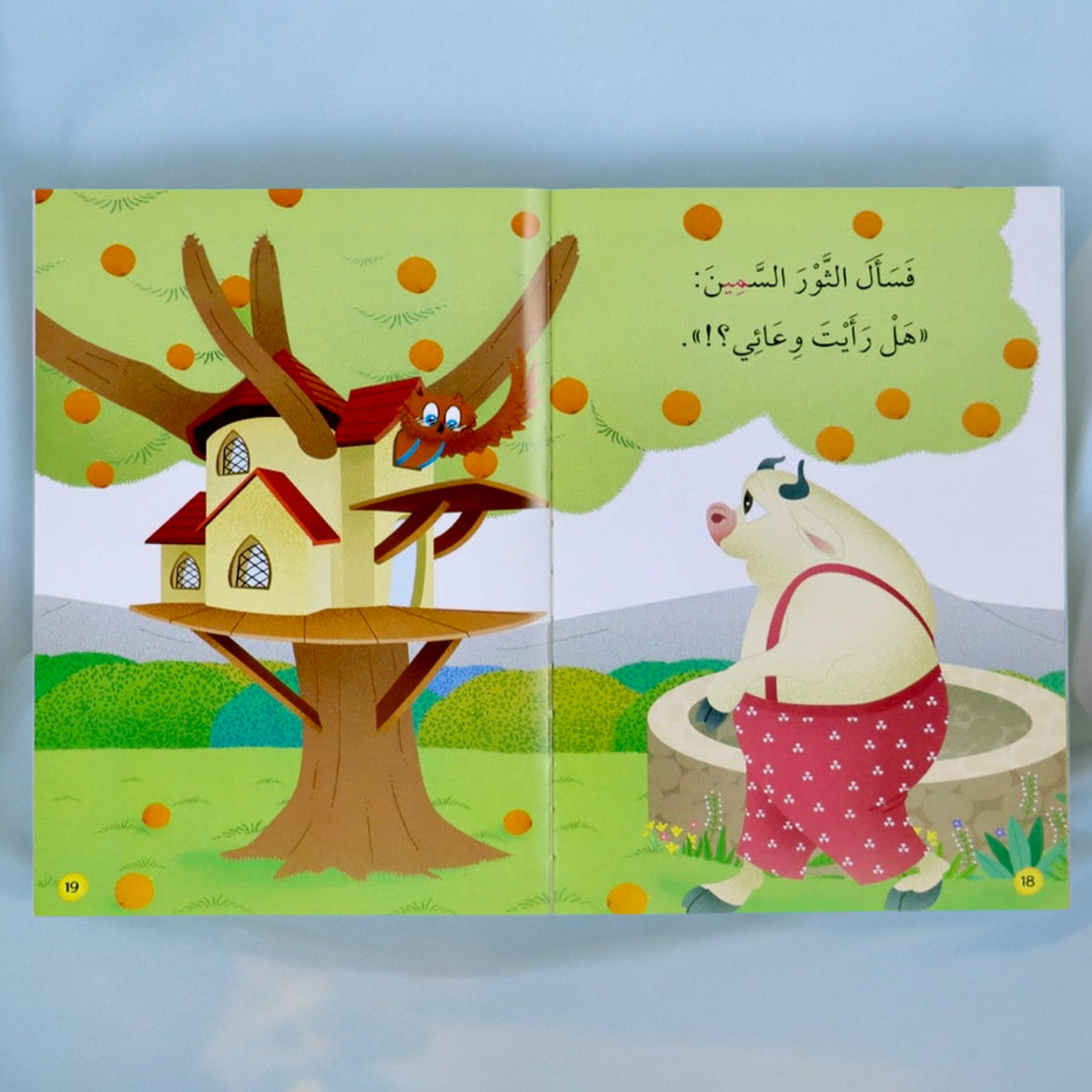تعرض الصورة غلاف خارجي لكتاب من مجموعة القراءة المتد رجة المستوى الأول