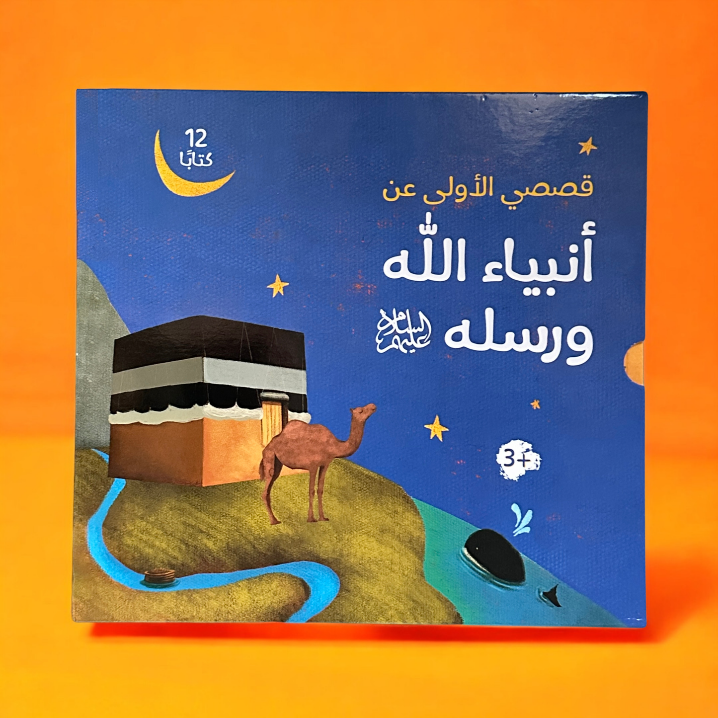 صندوق يحتوي على 12 كتابأ لمجموعة قصصي الأولى عن أنبياء الله ورسله