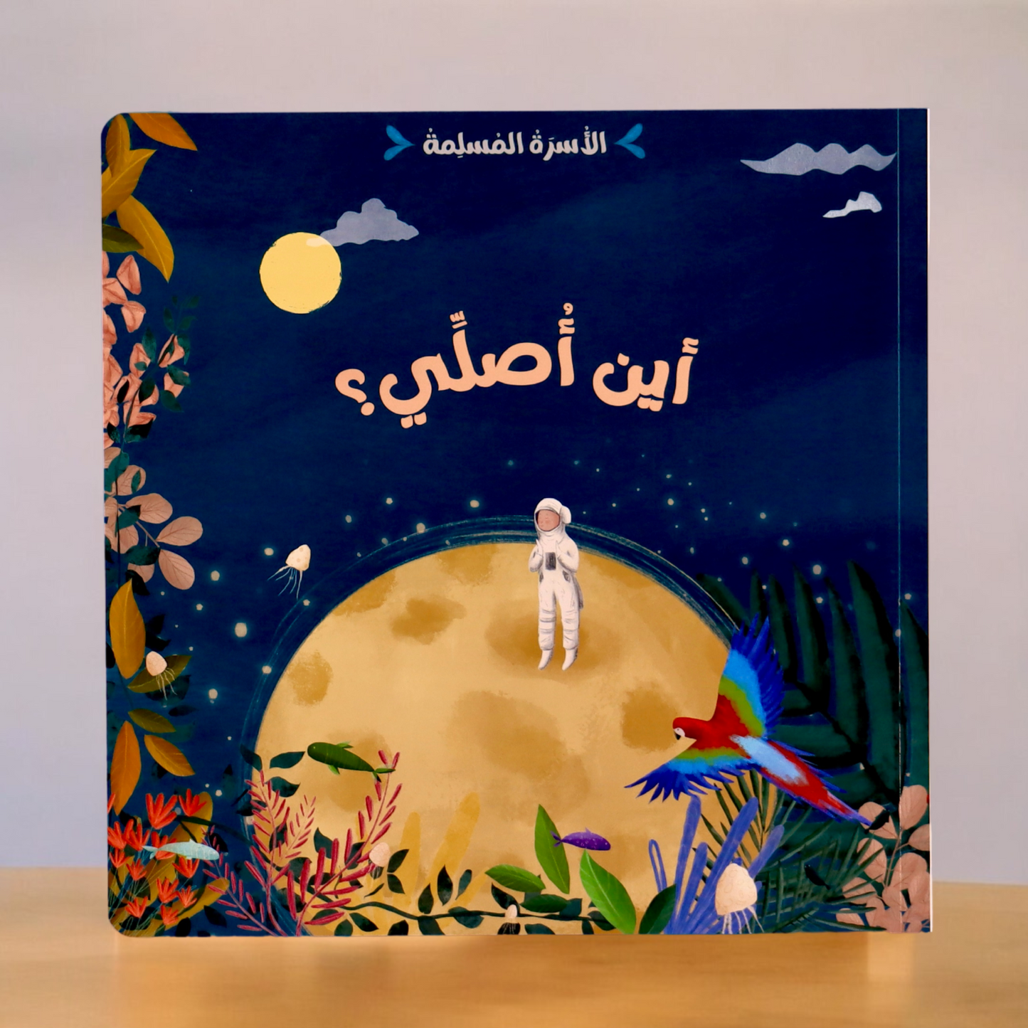 الغلاف الخارجي لقصة أين أصلي من مجموعة الأسرة المسلمة