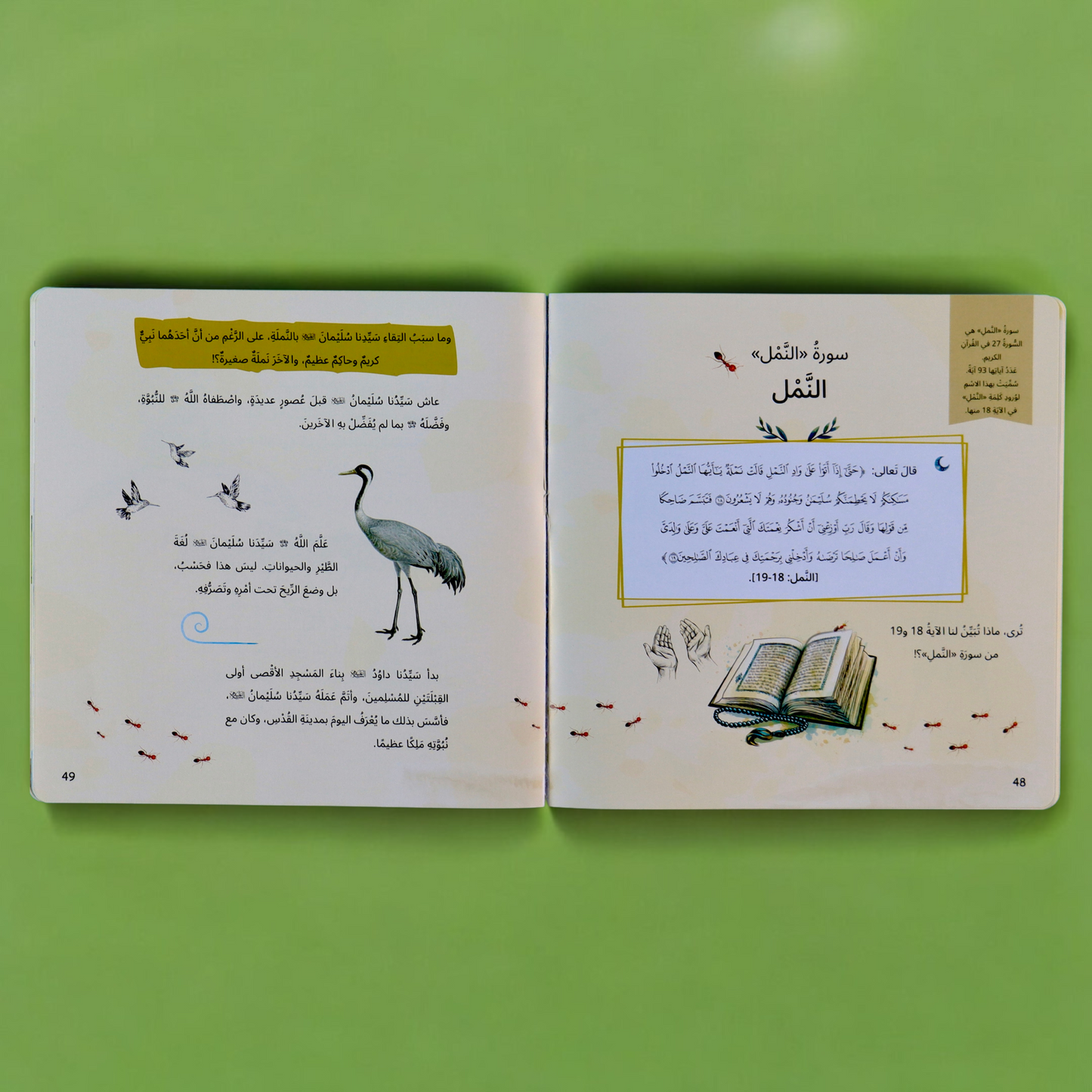 كتابين كما ورد في القرآن