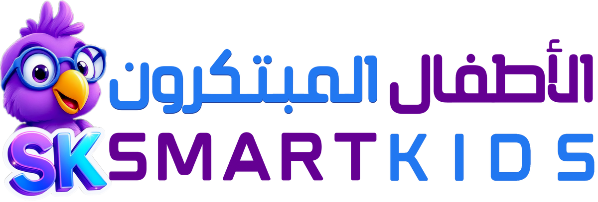 Logo of SK Smart Kids with a colorful character and text.