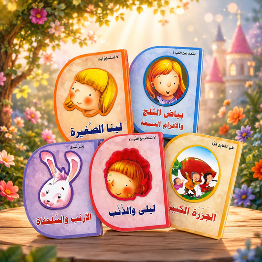 مجموعة القصص الفلين على شكل حرف D ( 5 قصص )